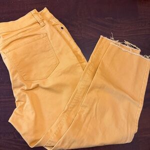 St John’s Bay Yellow Skinny Cut Offs